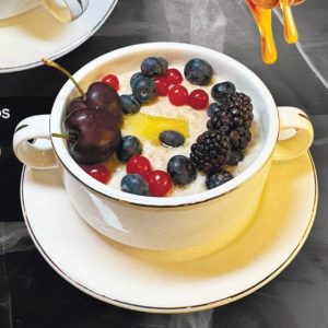 avena con frutos del bosque