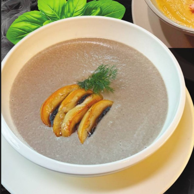 Тыквенный суп с креветками (Копировать)